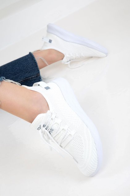 Beyaz Kadın Sneaker 20701