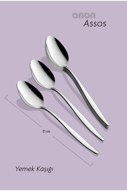 Assos 6'lı Yemek Kaşığı Takımı
