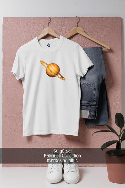 Oversize Saturn Design Unisex T-Shirt