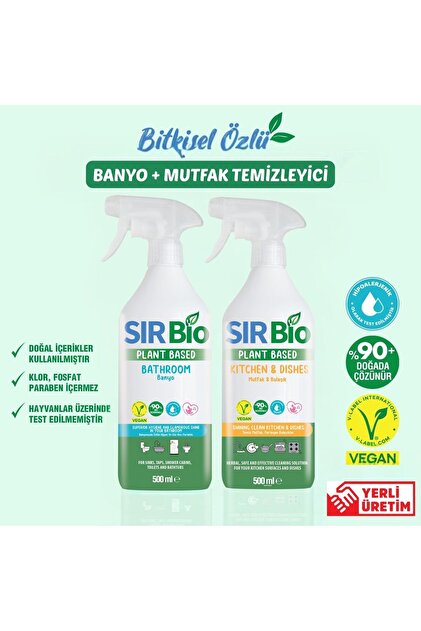 Mutfak Temizleyici 500 ml Banyo Temizleyici 500 ml