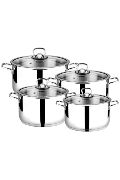 Aryıldız T	 Çelik Tencere Set 10009 8 Parça - Fiyatı, Yorumları