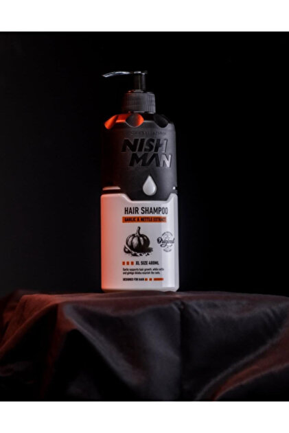 NISHMAN Shampoo with Garlic and Isirgan Extract 480 ml- Trendyol