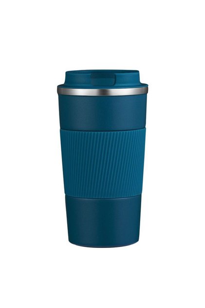 304 L Lockable Steel Matte Blue 510 ml Coffee Thermos Mug cin405mv