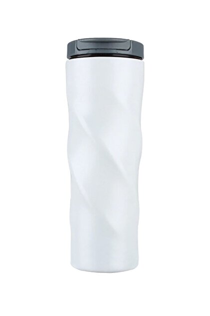 Komple 304 L Çelik Beyaz 500 ml Kahve Termos Mug cin229by