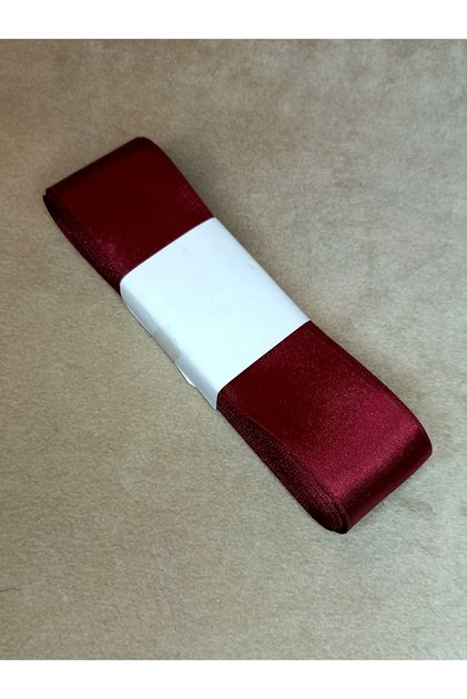 4 cm Burgundy Satin Ribbon 10 Meters a Ball,Satin,Seten, Ribbon,Ribbon 4 cm Wide Satin Ribbon