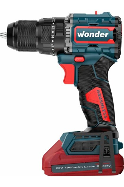 Wonder WAM26S2 20V 2.0Ah Li-ion Çift Akülü Kömürsüz Darbeli Matkap
