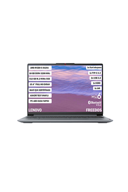 LENOVO IDEAPAD İNCE 3 15ABR8 AMD Ryzen 5 5625U 16 GB 512 GB SSD