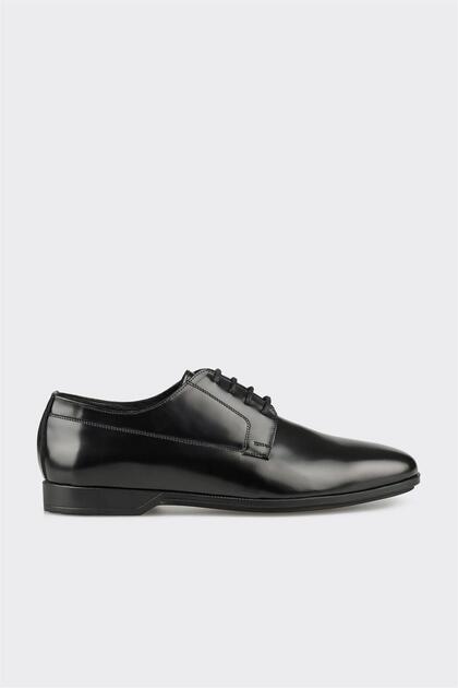 Black Leather Men's Classic Shoes