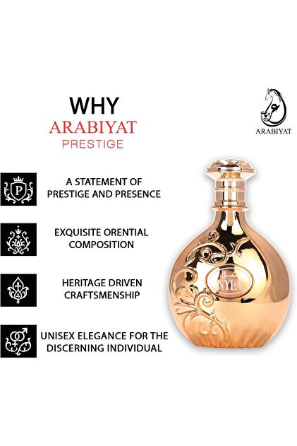 ARABIYAT Prestige Nyla 香水(女性用) 80ml Arabiyat Prestige Nyla Eau de Parfum for Women by Arabiyat, 80ml
