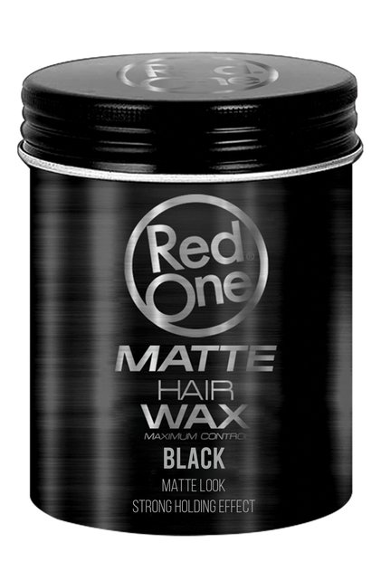 Ceara de par mata pentru barbati RedOne Black Wax 100 ml