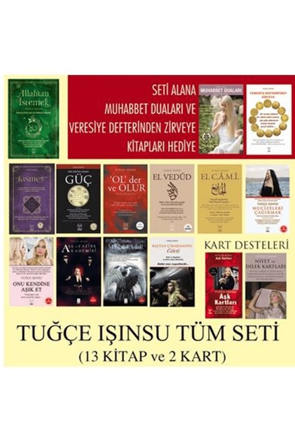 Tuğçe Işınsu ve Tüm Kitaplar Seti (13 Kitap ve 2 Kart) / Feniks Yayınları / 9796056998661