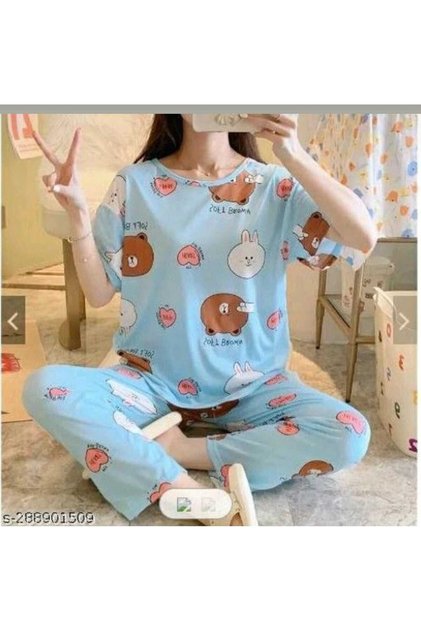 Lunawear Short-Sleeve Sleepwear Kd 200