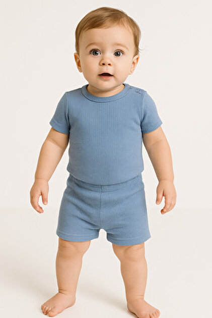 By Cwhr 3 Pieces 3-6-9 Months 100% Cotton Short Sleeve Baby Boy