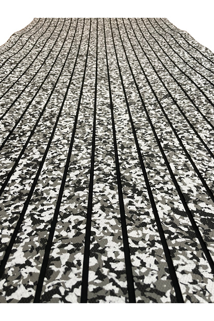 Suni Teak Zemin Kaplama (KAMUFLAJ RENGİ SİYAH ÇİZGİLİ) 120x240 Cm