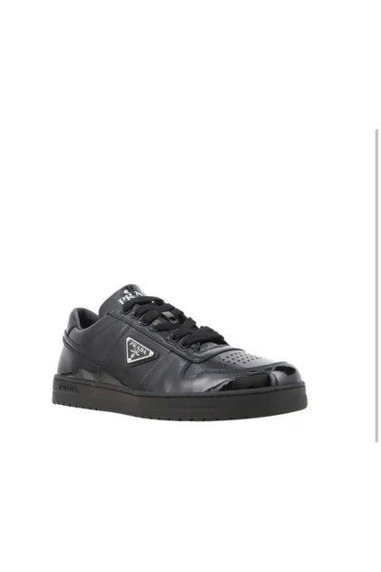 Prada Sport Shiny Leather Men's Sneakers- Trendyol