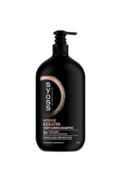 Σαμπουάν για μαλλιά Syoss Intense Keratin, για ξηρά μαλλιά, 750 ml