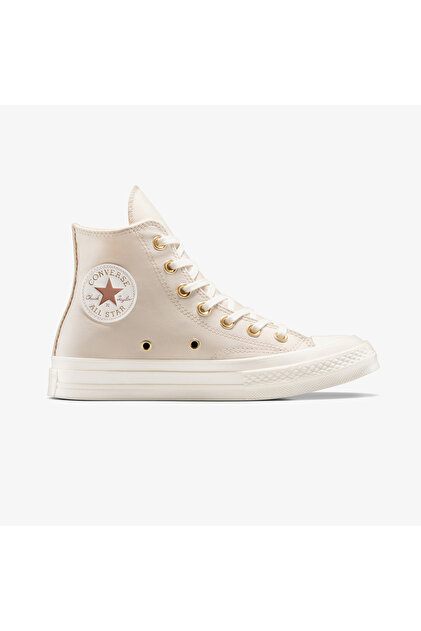 Converse Chuck 70 Metallic Patch Unisex Krem Sneaker - Fiyatı