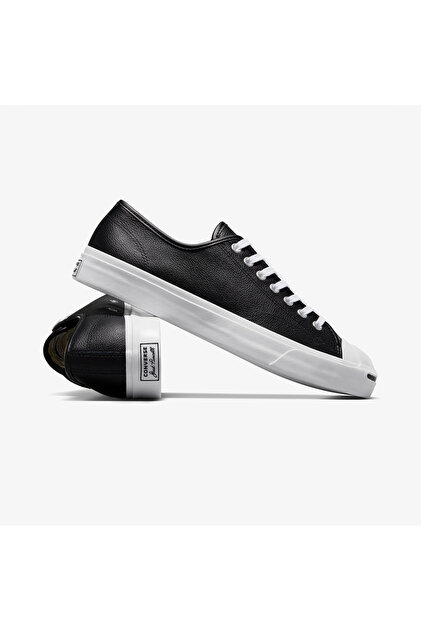 Converse Jack Purcell Unisex Siyah Deri Sneaker - Fiyatı, Yorumları