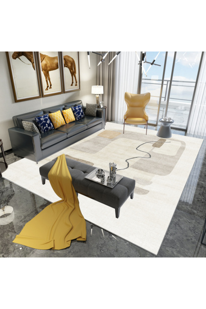 Modern Minimalist Bedroom Living Room Carpet
