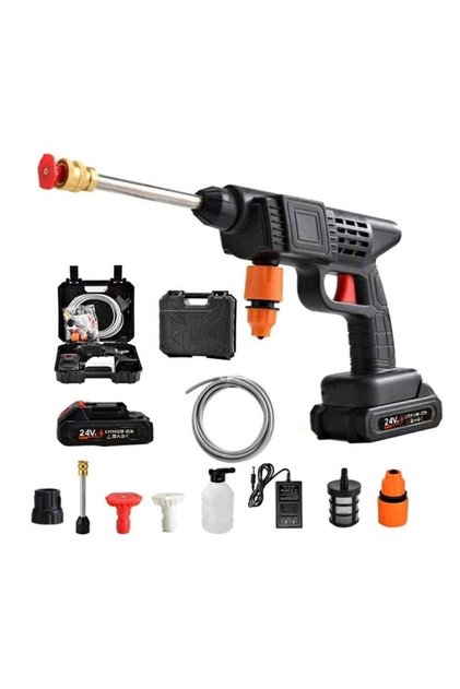 AquaBlast Pro High-Pressure Cordless Car Washer Gun