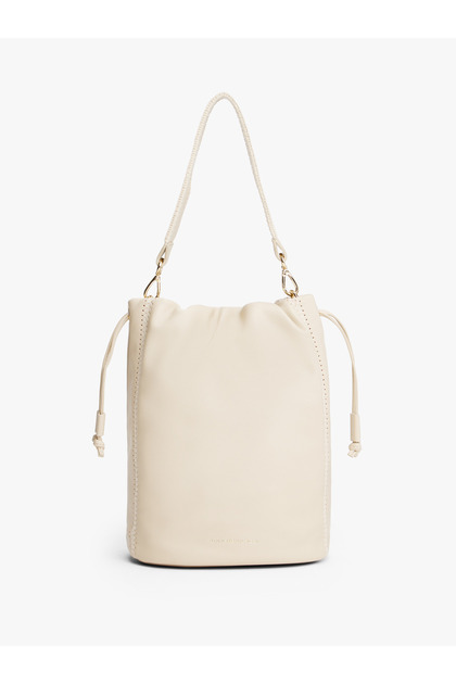 Th Women's Beige Soft Summer Bucket