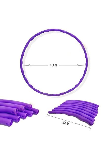 Cerc gimnastica, diametru 71 cm, asamblabil, violet