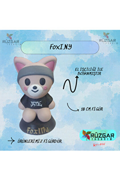 Rüzgar Tasarım Leebit-Skzoo Figür Set 10 Cm Wolf Chan Dwaekkı