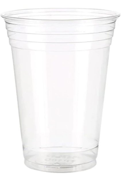 Clear PET Plastic Cups – 10 oz | 50 Pack | Crystal Clear Disposable Cold Cups for Juice