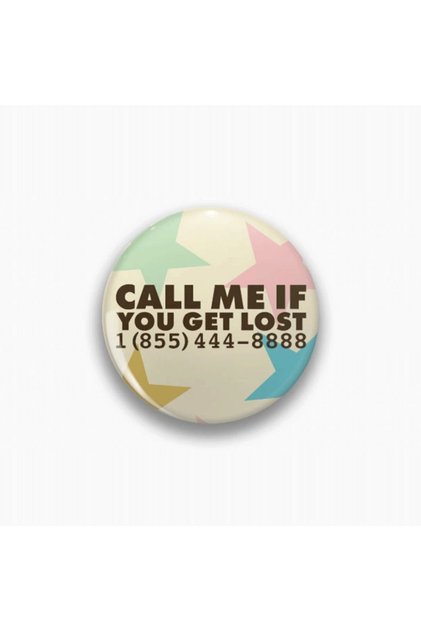 Call Me If You Get Lost - Tyler The Creator Buton Rozet