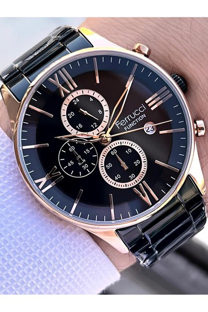 2 Year Warranty Steel Cord Inner Dial Features Active 3 Atm Men Wristwatch Ef.14079.03