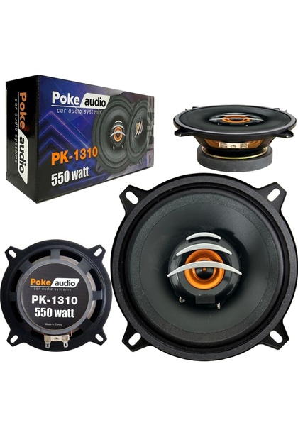 Poke 2 Adet Oto Hoparlör Kapı Kolon 13cm 550w Tweterli - Fiyatı