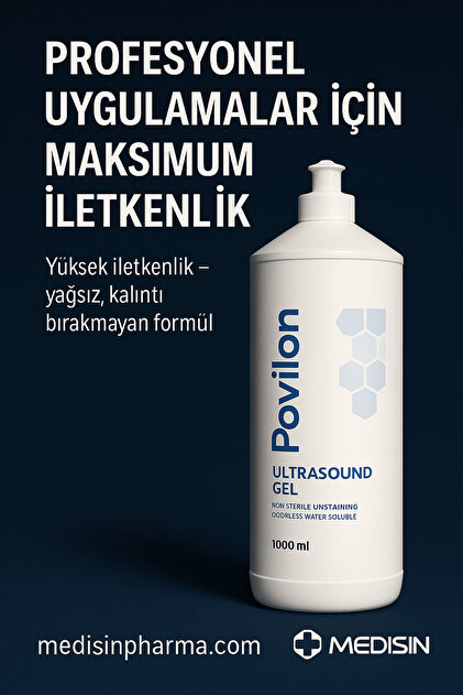 Povilon Ultrason Jeli 1 Litre – Medikal Ultrasound, Ekg, Tens Ve