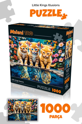 Meleni Toys 1000 Parça Campfire Chronicles Puzzle - Kamp Ateşi