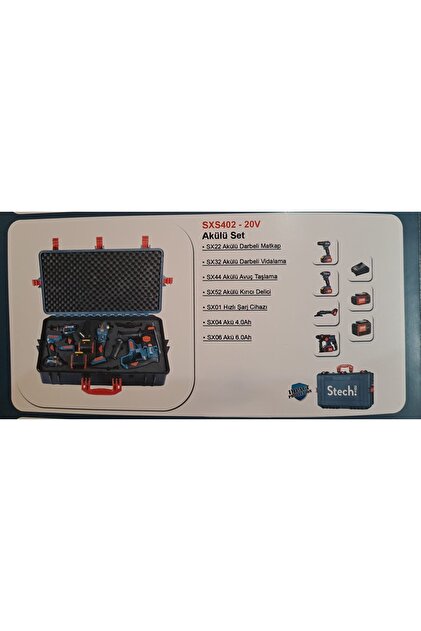 StechEnd SXS402 SET (SX22/SX32/SX44/SX52 1*4 AH-1*6 AH) - Fiyatı