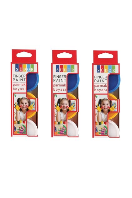 Sudor Finger Paint Set (3*30 ml) (Three Pieces)