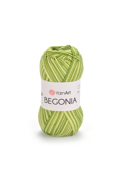 Begonia Melange - Marbled, Mercerized Hand Knitted Marbled-188
