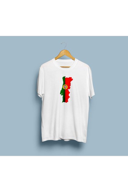 Oversize Portugal / Portugal Map Design Unisex T-Shirt