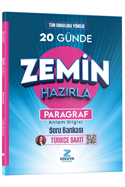 Zeduva Türkçe Saati 20 Günde Zemin Hazırla Paragraf Anlam Bilgisi
