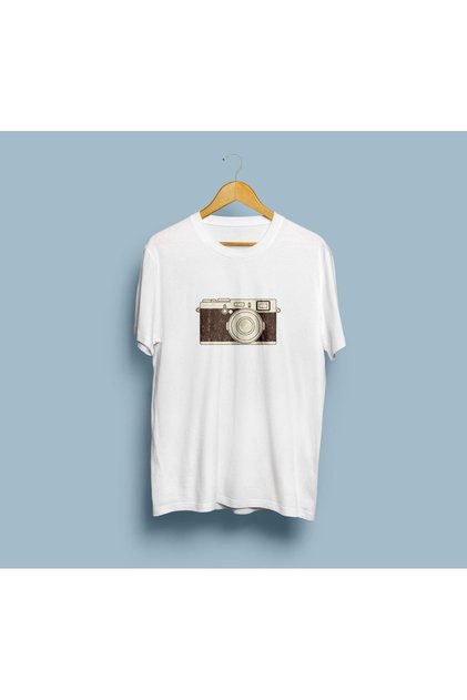 Oversize Camera Design Unisex T-Shirt