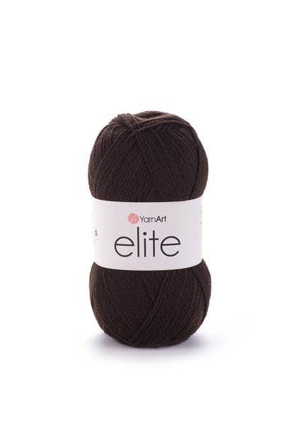Elıte - خيط محبوك يدويًا بني داكن-217