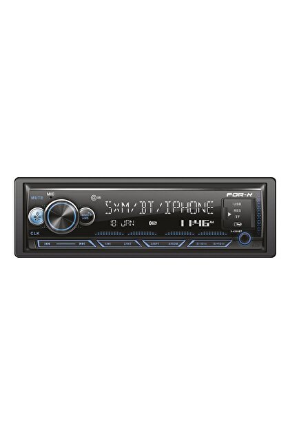 For-X X-604BT BLUETOOTH USB 3 AMFİ CİKİSLİ 7 RENKLİ OTO TEYP