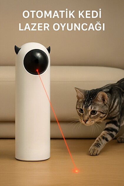 Çilek Otomatik Kedi Lazer Oyuncağı - Fiyatı, Yorumları
