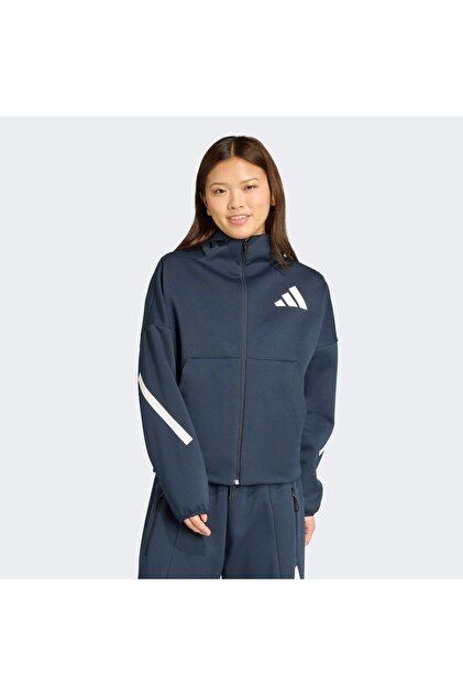 ⭐︎ゆ⭐︎① adidas Kadın Günlük Ceket All Szn French Terry Loose Full-Zip