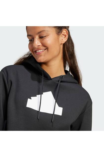 adidas Siyah Kadın Kapüşon Yaka Sweatshirt Ip1541 W - Fiyatı