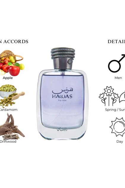 Hawas Rasasi Hawas EDP 100 ML Erkek Parfümü - Fiyatı, Yorumları