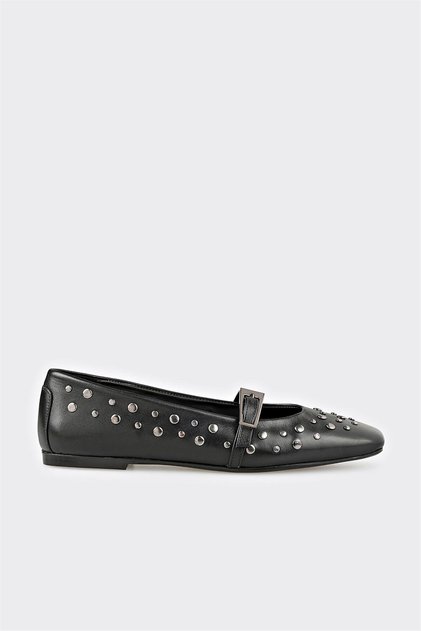 Damen-Freizeitschuhe aus schwarzem Leder