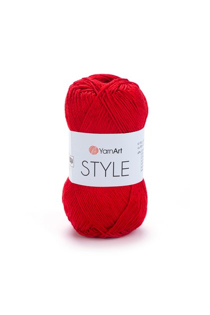 Style - Shiny Hand Knitting Thread Red-675