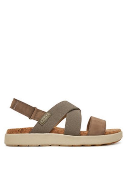 Sandale gri pentru femei KEEN-1028630 BRINDLE/BIRCH