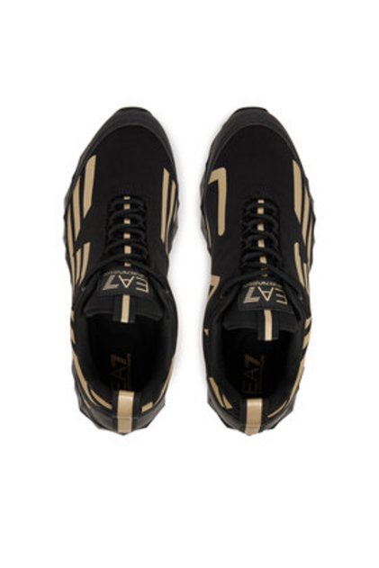 Teniși bărbătești negri EA7 EMPORIO ARMANI-X8X217 XK433 R969 TRIPLE BLACK+LIGHT GOLD