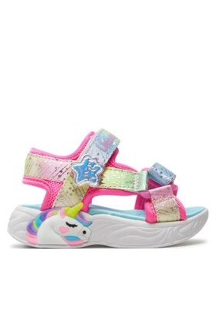 Sandale roz pentru fete SKECHERS-302682N PKMT